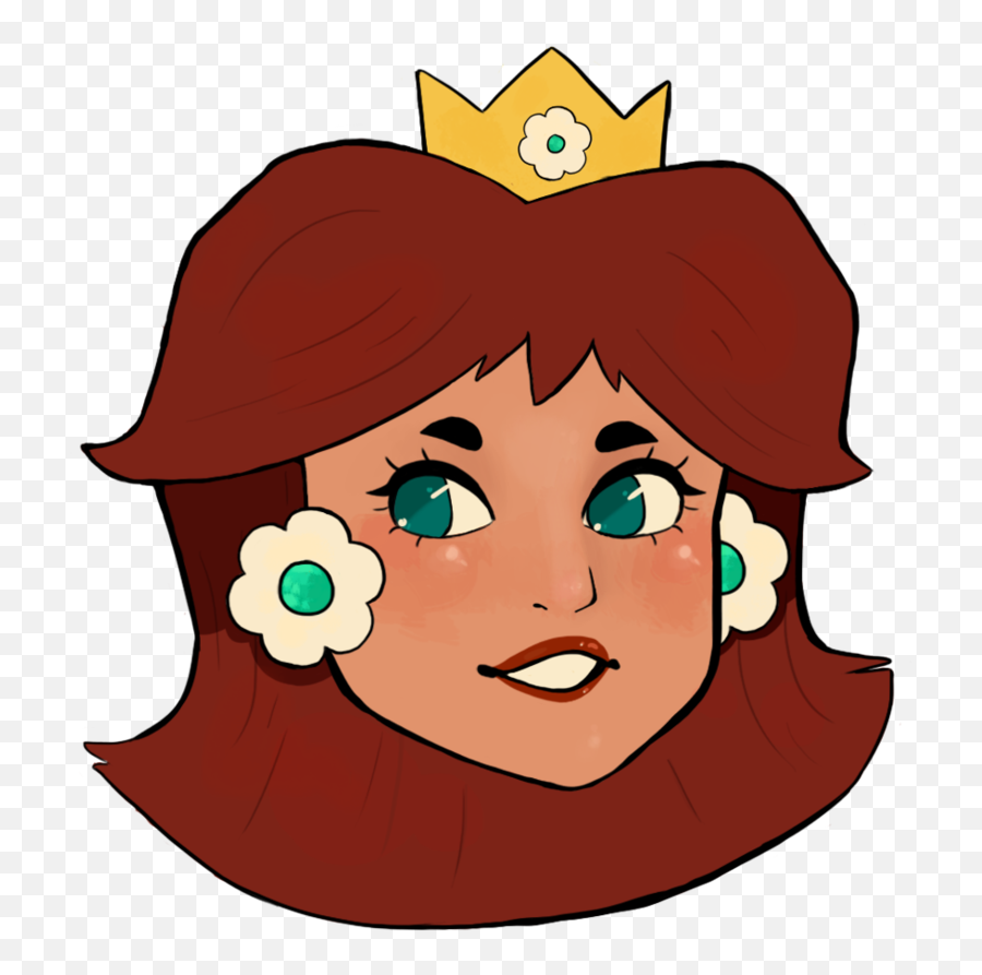 Emoji Clipart Princess Emoji Princess Transparent Free For - Princess Daisy Head,Daisy Emoji