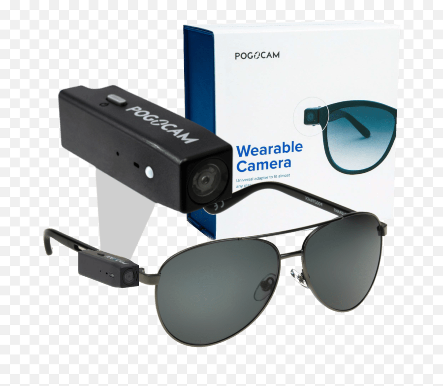 Pogocam Wearable Hd Camera With Uv - Plastic Emoji,Samsung Sunglasses Emoji