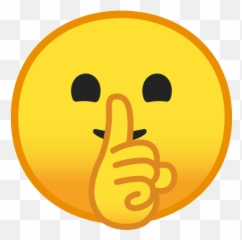 Shushing Face Emoji -