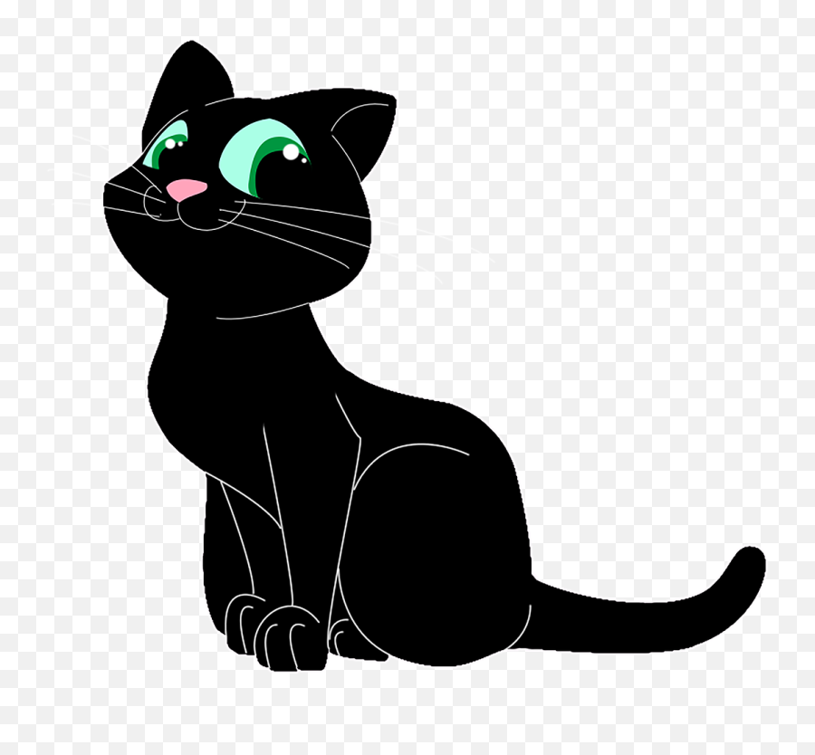 Chat Cat Nero Animal Black Cat - Girls Names For Black Cats Emoji,Cat Emoticon