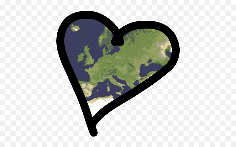 Wiki Eurovision Heart - Europe Emoji,How Do U Get The White Heart Emoji