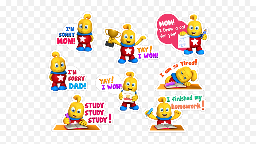 Stickers - Agnitus Chat App On Pantone Canvas Gallery Clip Art Emoji,Yay Emoticon