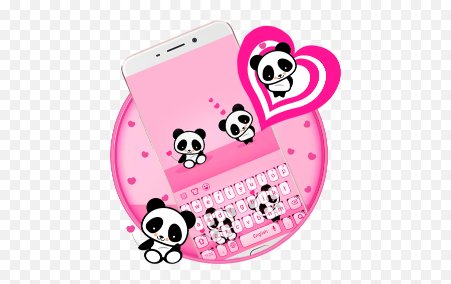 Cute Panda Keyboard Love - Apps On Google Play Cartoon Emoji,Panda Emoji Keyboard