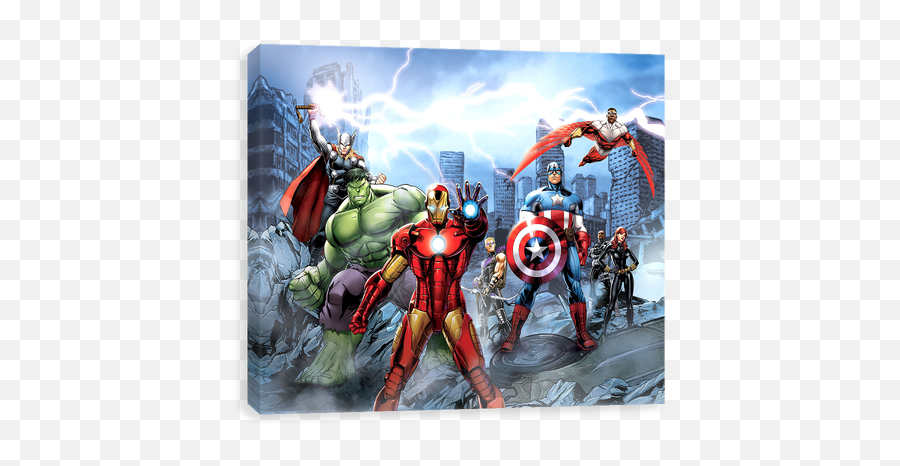 Power Of The Avengers - Avengers Assemble Avenger Poster Emoji,Emoji Game Hulk
