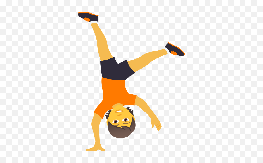 Emoji Person Doing The - Cartwheel Emoji,Soccer Emoji Copy And Paste