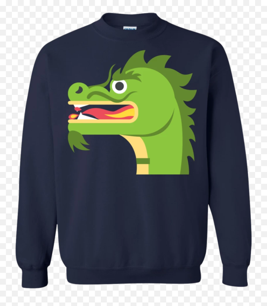 Dragon Face Emoji Sweatshirt - Ford Mustang Christmas Sweater,Dinosaur Emoji
