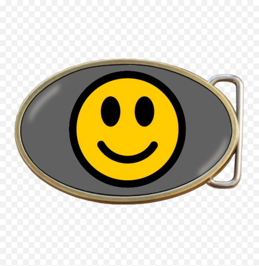 Smiley Face Belt Buckle Code A0047 - Sorria Vc Esta Sendo Julgado Emoji,P Emoticon