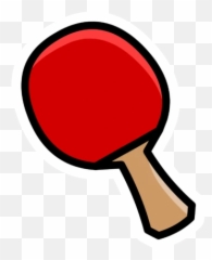 Ping Pong Paddle - Racket Clipart Emoji