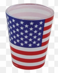 American Flag Wrap Shot Glass Home Goodss - Usa Happy Thanks Giving Emoji,Shot Glass Emoji