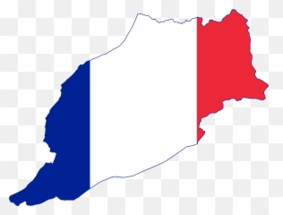 Flag Map Of French Morocco - Emoji