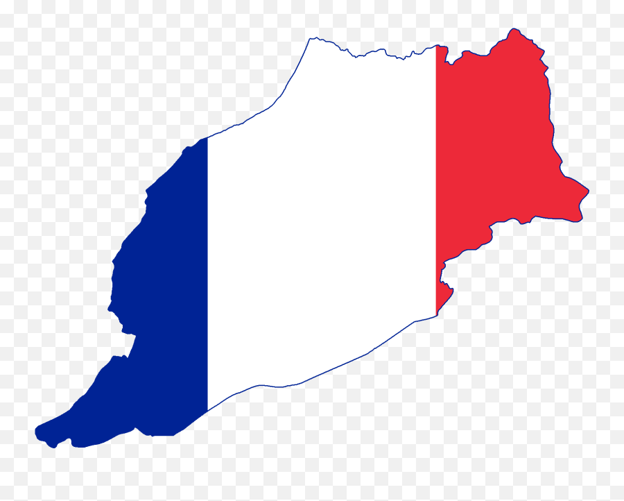 Flag Map Of French Morocco - Flag Map Of Morocco Emoji,Morocco Flag Emoji