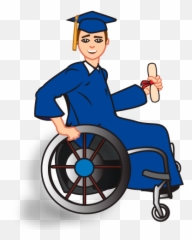 Disability Emoji - Emoji En Silla De Rueda,Graduate Emoji