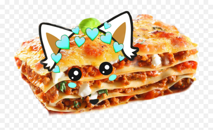 Lasagna Lasagne Mint Sticker Freetoedit - Lazanya Emoji,Lasagna Emoji