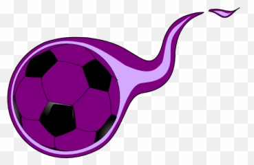 Purple Flame Soccer Ball Clip Art - Purple Soccer Ball Clip Art Emoji,Pro Soccer Emojis