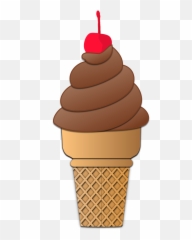 Ice Cream Ice Cream Cone Chocolate Cone - Ice Cream Emoji,Chocolate Pudding Emoji