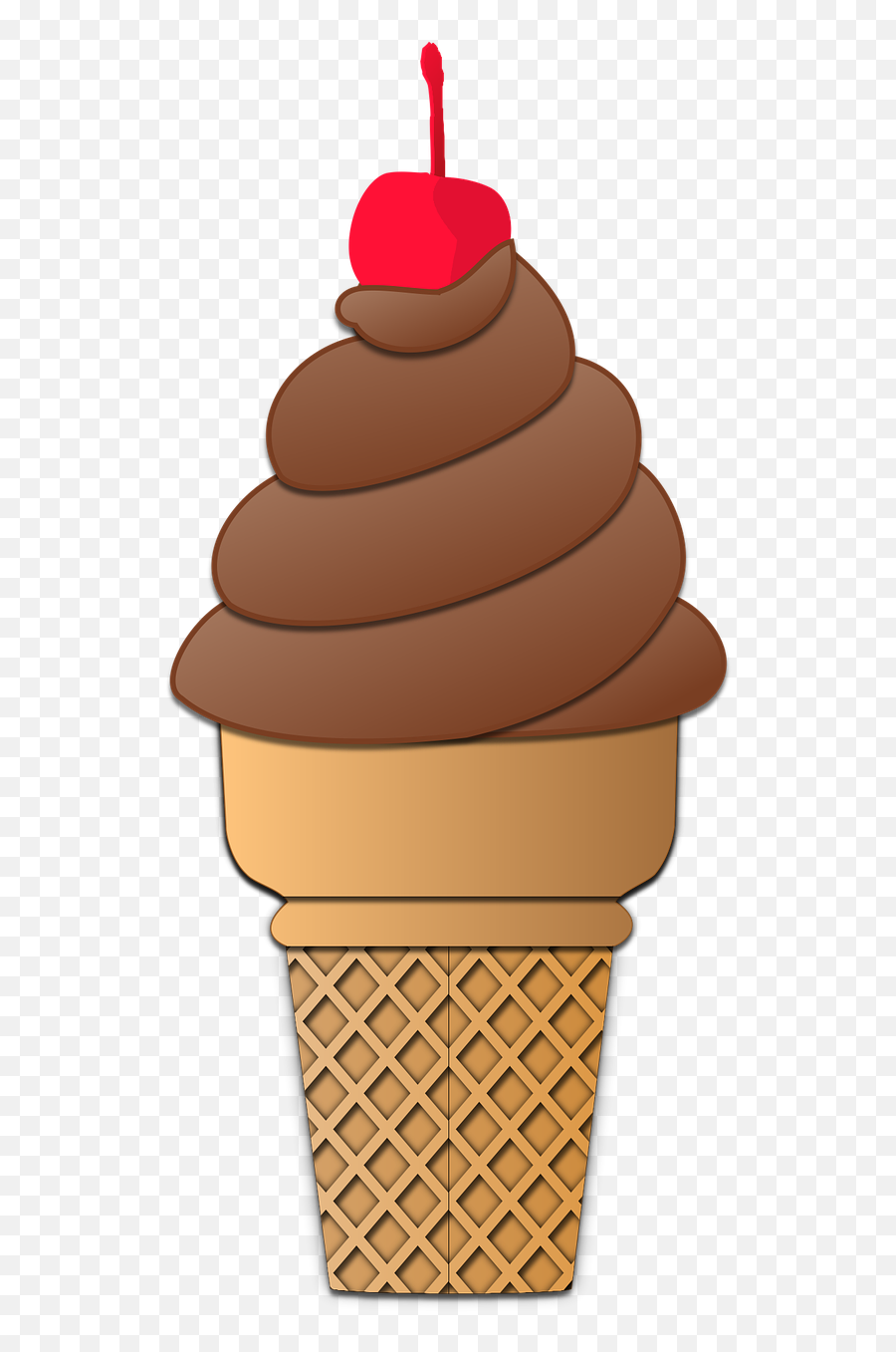 Ice Cream Ice Cream Cone Chocolate Cone - Ice Cream Emoji,Chocolate Pudding Emoji