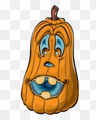 Pumpkin With Braces Image Png Royalty - Cartoon Funny Emoji