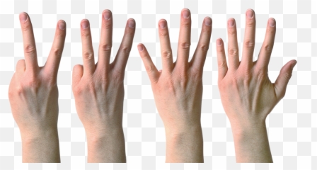 Hand Fingers Two - Salam 5 Jari Png Emoji