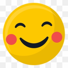 Shy Emoji Png Image Free Download - Happy Face Transparent