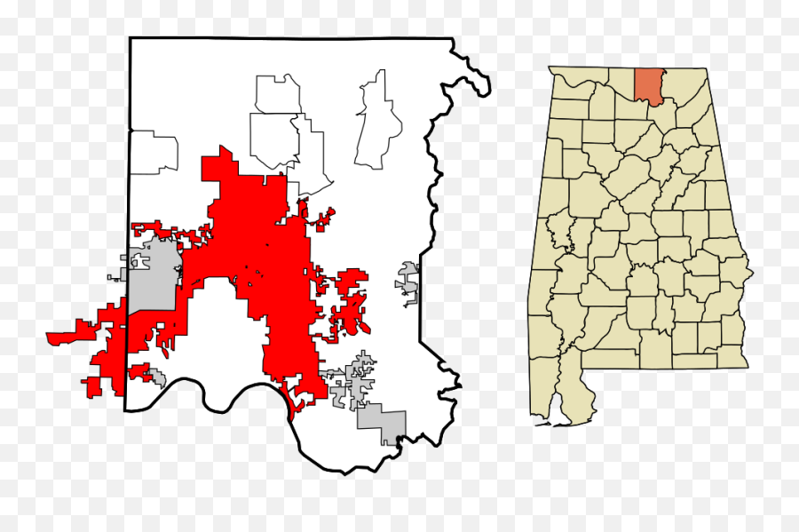 Madison County Alabama Incorporated - Pell City City Limits Map Emoji,Alabama Emoji Free