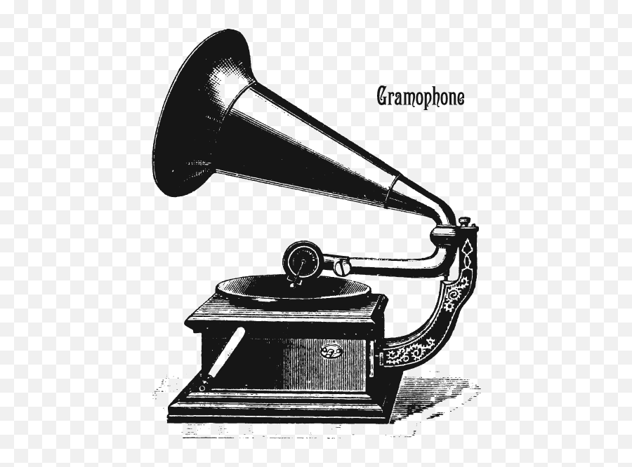 February 2017 - Phonograph Vector Emoji,Record Player Emoji
