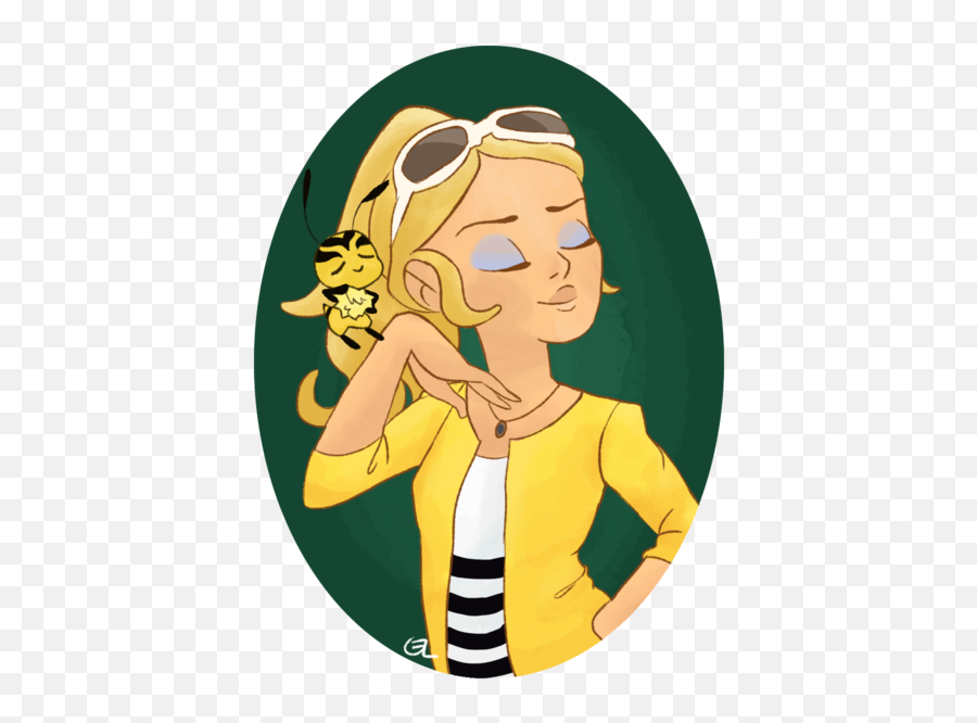 Chloé Bourgeois Queen Bee Clipart - Miraculous Ladybug Chloe And Pollen Emoji,Bee Minus Emoji
