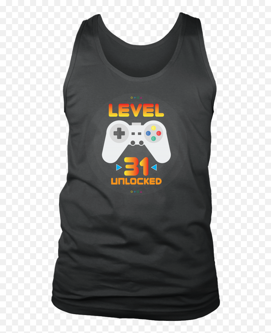 Level 31 Unlocked Funny Gamer Tank Top Emoji,Emoji Level 31