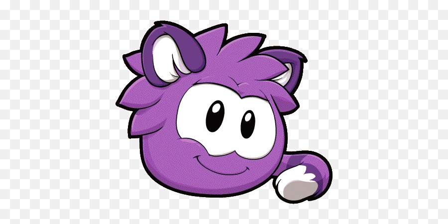 Purple Turkish Van Cat Puffle - Cat Puffle Emoji,Purple Cat Emoji