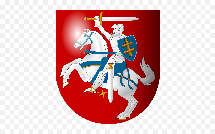 Coat Of Arms Of Lithuania 3d - Lietuvos Herbas Jpg Emoji,Sword And Shield Emoji