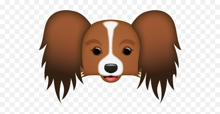 Emoji U2013 The Official Brand Papillon - Cartoon,Emoji Dog