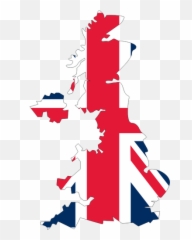 United Kingdoms Flag With Map - Emoji