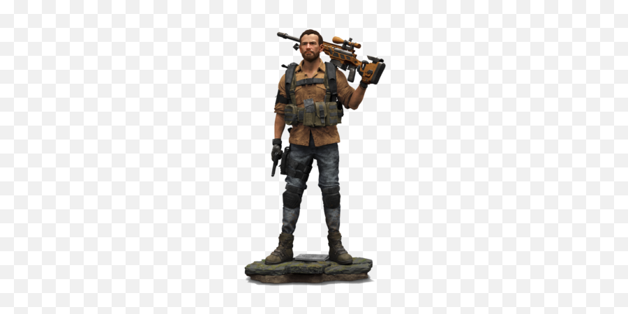 Tom Clancyu0027s The Division 2 Pvc Statue Brian Johnson Agent 25 Cm Figurine For Sale Online Ebay - Tom The Division 2 Cosplay Emoji,Rainbow Six Siege Emoji