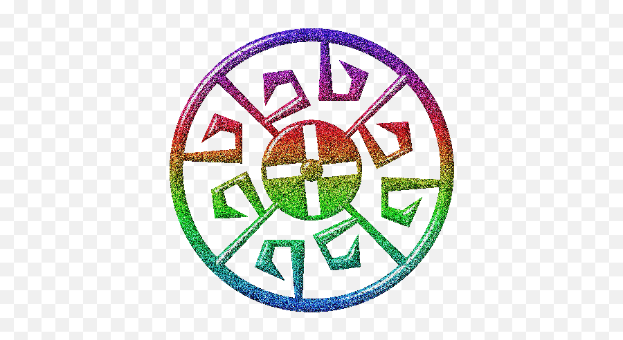 Rainbow Glitters For Myspace Facebook - Circle Emoji,Facebook Rainbow Emoticon
