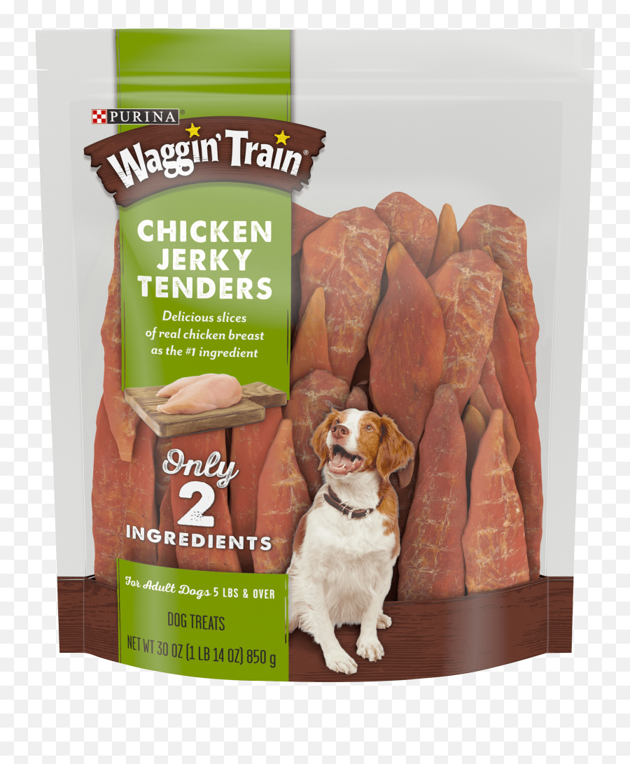Purina Waggin Train Limited Ingredient Grain Free Dog Treat Chicken Jerky Tenders 30 Oz Pouch - Purina Waggin Train Chicken Jerky Dog Treats Emoji,Train Emoticon