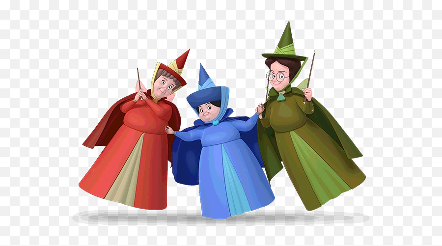 Flora Fauna And Merryweather Disney Wiki Fandom - Flora Fauna And Merryweather Sofia The First Emoji,Sleeping Beauty Emoji