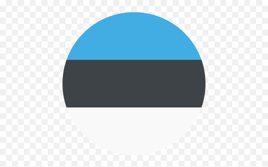 Flag Of Estonia Emoji For Facebook - Circle,Estonia Flag Emoji