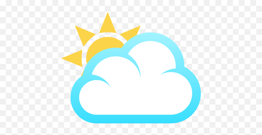 Emoji The Sun Behind A Big Cloud To Copypaste Wprock - Clip Art,Moon Emojis In Order