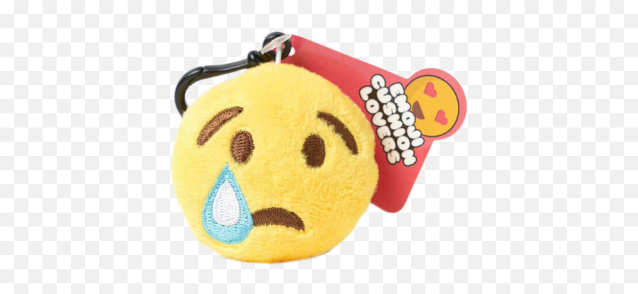 Emoji Keyring - Sad Face Soft,Flamingo Emoji