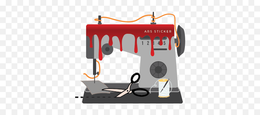 Sewing Machine Sticker Challenge On Picsart - Sewing Machine Needle Emoji,Sewing Emoji