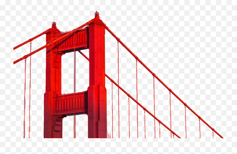 San Francisco Bridge Png - Golden Gate Bridge Emoji,Golden Gate Bridge Emoji