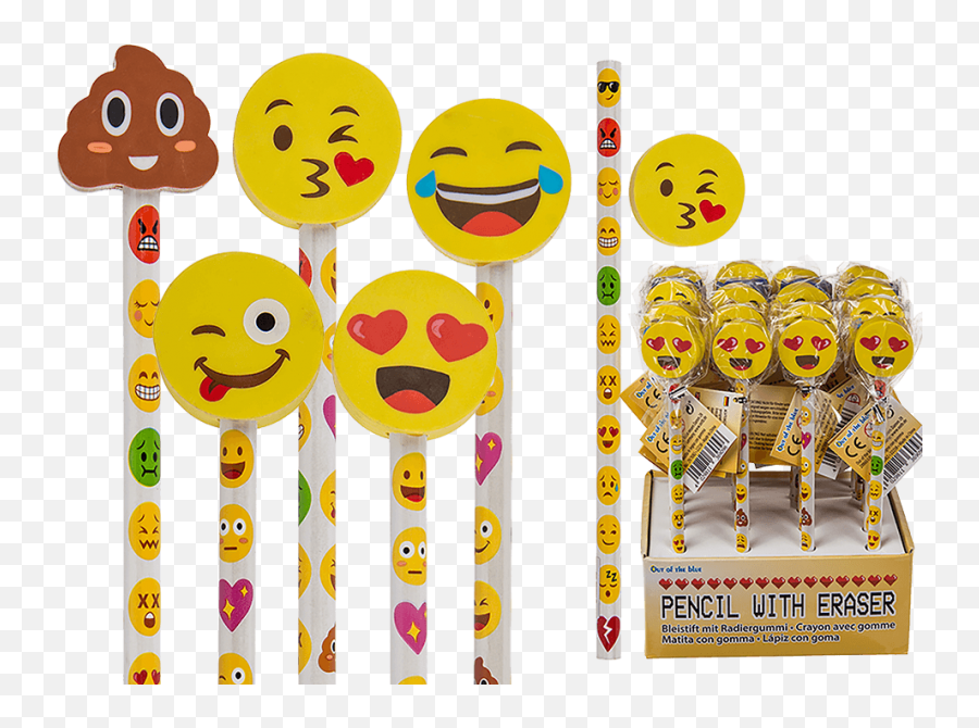 Crayon Avec Gomme Emoji Smiley - Tuzka Smajlík,Crayon Emoji