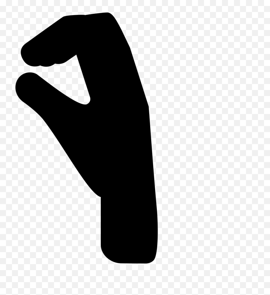 Free Pointing Finger Silhouette - Mano Agarrando Icono Png Emoji,Metal Fingers Emoji