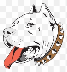 Pitbull Dog Head Transparent Png - Perros Para Dibujar Emoji