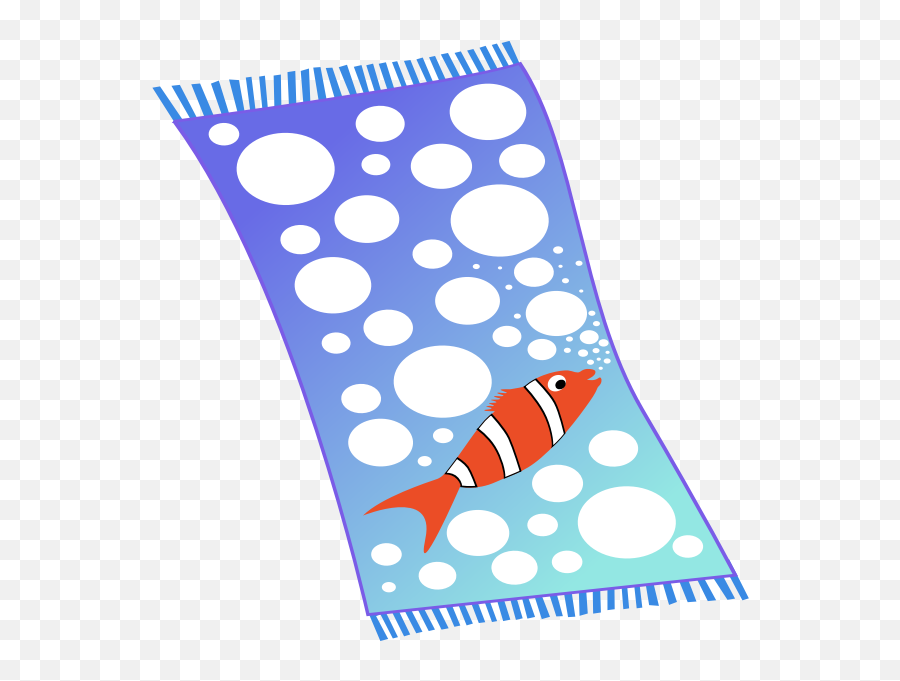 Towel Vector Illustration - Handtuch Clipart Emoji,Bubble Bath Emoji