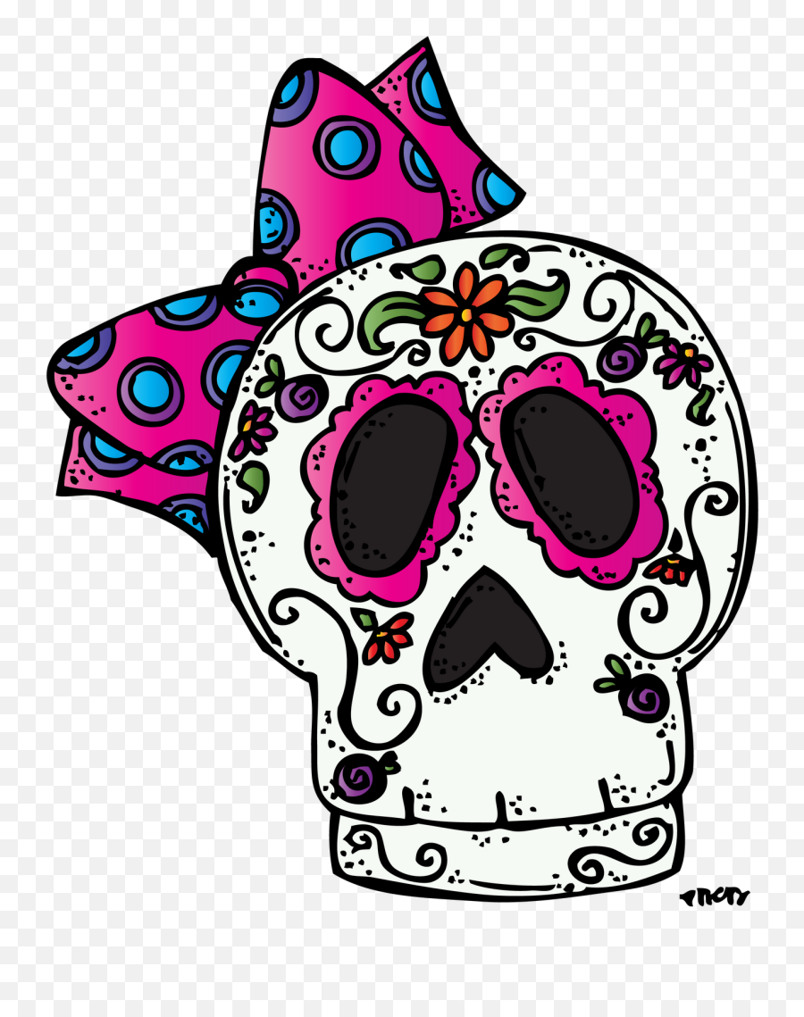 Download Dead Clipart Skull Drawing - Clipart Día De Muertos Emoji,Day Of The Dead Emoji