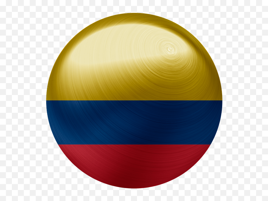 Colombia Flag Country - Circle Emoji,Colombia Flag Emoji