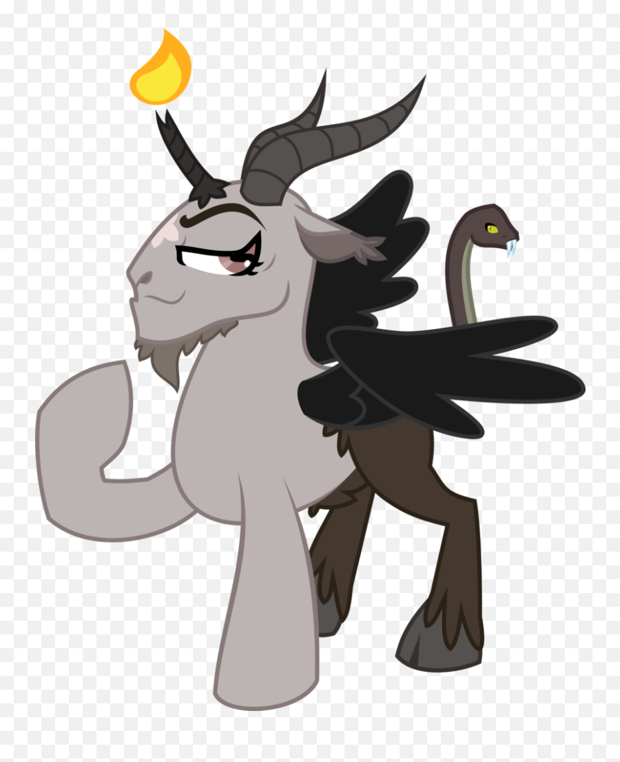 Devil Clipart Hoof Devil Hoof - Baphomet My Little Pony Emoji,Baphomet Emoji