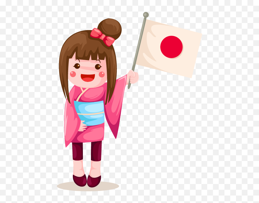 Japan Clipart Person Japanese Japan Person Japanese - Japan Flag Clipart Png Emoji,Japanese Flag Emoji