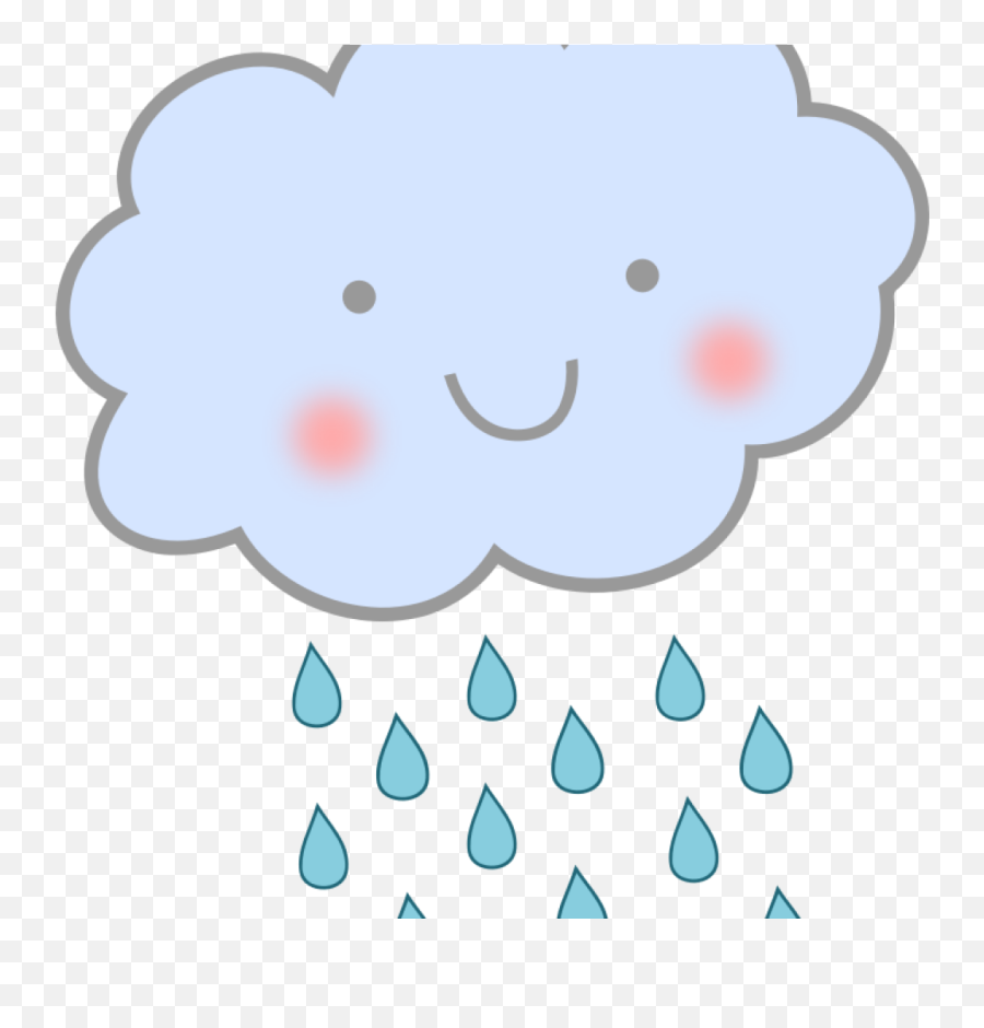 Pin - Rain Clipart Transparent Background Emoji,Rain Cloud Emoji