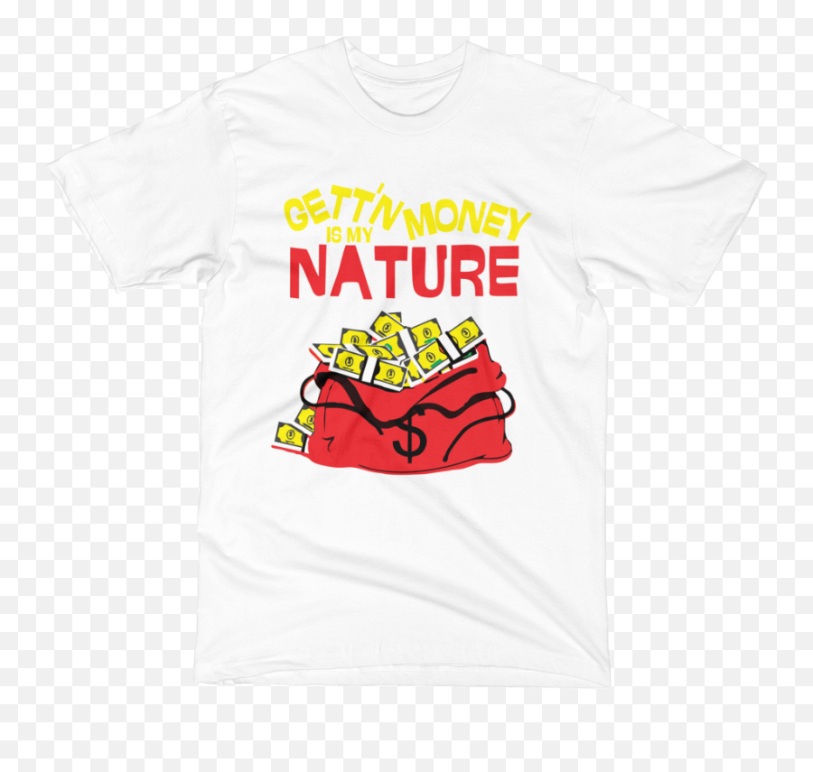 Gettin Money Is My Nature Tee - Superhero Emoji,Mississippi Flag Emoji